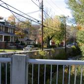 WHITE SULPHUR SPRINGS - Main Street, Dry Creek bridge