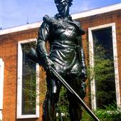 WEST VIRGINIA UNIVERSITY - Mountaineer Statue