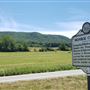 Sweet Springs Valley Rd-fork in the road