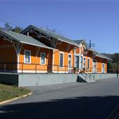 Alderson Train Depot & Railroad Tracks