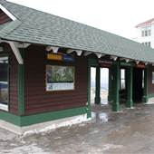 Snowshoe Resort - Village Bus Station