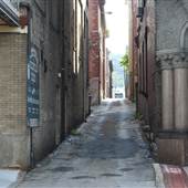 WHEELING - Alley, Market Street at Victoria Theater