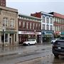 Huntington-downtown commercial business district