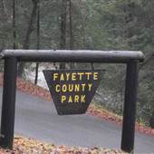FAYETTE COUNTY PARK - Entrance
