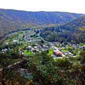 ROWLESBURG - _Overviews (from Cannon Hill Overlook)