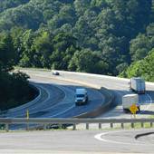 WEST VIRGINIA TURNPIKE (I-77 & 64) - Kanawha County, NORTHBOUND